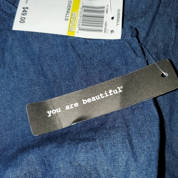 𝅺Dollhouse soft denim overalls medium EUC - Picture 9 of 12